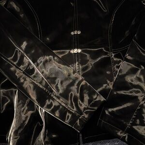 AKIRA SLIMM LIQUID VELVET BLAZER Size MM